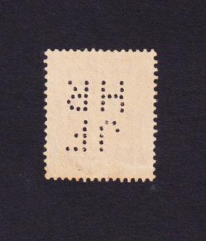 গ্রেট ব্রিটেন - Perfin - King George V - One Penny Stamps, Used