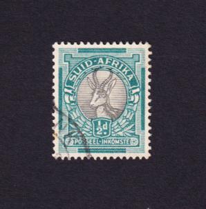 দক্ষিন আফ্রিকা ১/২d Springbok Stamps, Used