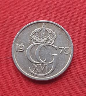 Sweden 10 Öre - Carl XVI Gustaf 1979 Copper-Nickel Dia 15 mm