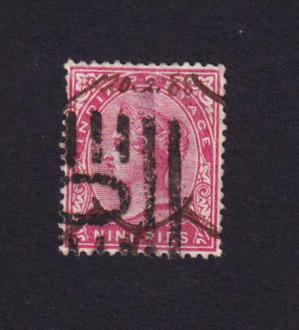India (British) Queen Victoria - Nine Pies Stamps, Used