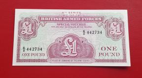 British Armed Force 1 Pound 1962 UNC