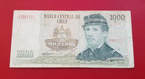 Chile 1000 Pesos 1986 Fine Condition