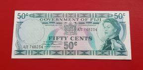 Fiji 50 Cents 1971 XF Condition