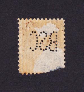 USA - Perfin - 5c George Washington Stamps, Used
