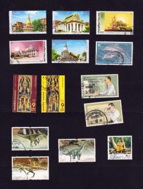 Thailand 14 Different Used Stamps - Lot 5