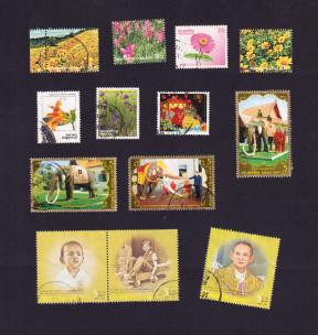 Thailand 13 Different Used Stamps - Lot 7
