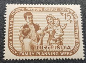 ভারত ১৯৬৬ Family Planning ১৫np, MH