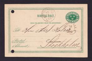 Sweden 1890 Vintage Post Card