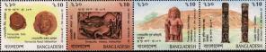 1 Mint Set on Archaeological-Relics, Mahastangar (Very Rare)