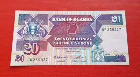 Uganda 20 Shillings 1988 UNC