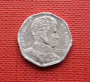 Chile 1 Peso 1999 Aluminium Dia 16 mm