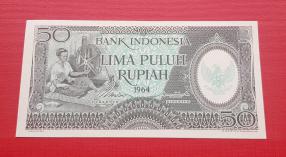Indonesia 50 Rupiah 1964 UNC