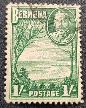 Bermuda George V - 1 Shilling Definitive, Used