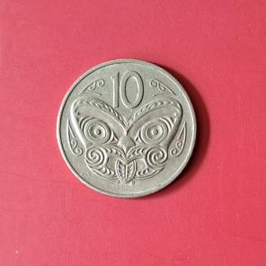 New Zealand 10 Cents 1987 - Copper-Nickel Coin - Dia 23.62 mm