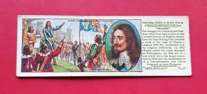 Advertisement Info Cards : British History - Struggles Between King and Parliament - King Charles I - 1930s Typoo Tea Card