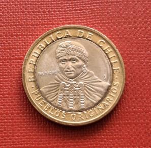 Chile 100 Peso 2006 Bi Metallic