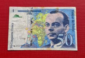 France 50 Francs 1997 FINE/VF Condition