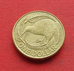 New Zealand 1 Dollar 1990