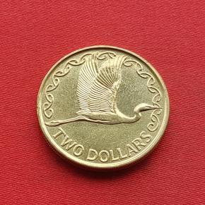New Zealand 2 Dollars1990