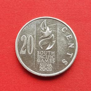 Fiji 20 Cents 2003 Commemorative Issue