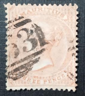 Mauritius - 1860 -1863 Queen Victoria, 1819-1901, 1v High Value Used (1)