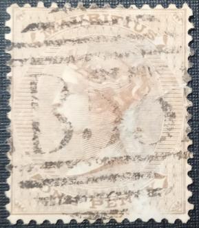 Mauritius - 1860 -1863 Queen Victoria, 1819-1901, 1v High Value Used (3)