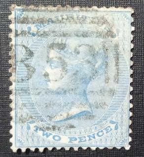 Mauritius - 1860 -1863 Queen Victoria, 1819-1901, 1v High Value Used (4)