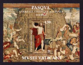 Vatican 2017 Easter Souvenir Sheet MNH