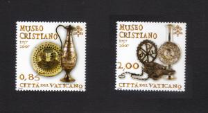 Vatican 2007 250th Anniversary of Christian Museum 2v Stamps MNH