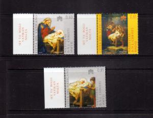 Vatican City 2007 Reproduction of A Painting by Giuseppe Cali 3v Stamps MNH