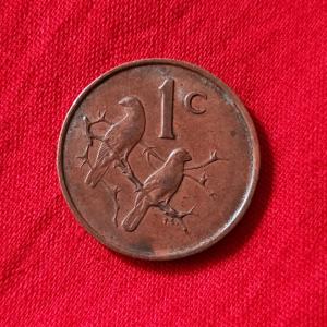 South Africa 1 Cent 1967 - Bronze Coin - Dia 19.05 mm