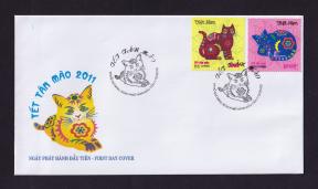 Vietnam 2010 Year of The Cat FDC