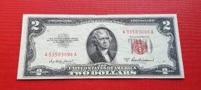 Us 2 Dollars 1953 XF/AUNC Condition