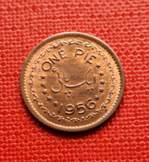 Pakistan 1 Pie 1956