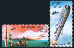 India 2008 Long Cruise Messile - Distance Rocket 2v Stamps MNH
