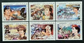 Libya - 1982 The 13th Anniversary of September Revolution, 6v MNH Large Sized Complete Set