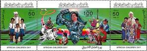 Libya - 1984 African Children's Day, 3v MNH Complete Set
