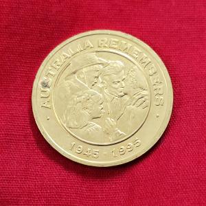 Freedom Medallion - অস্ট্রেলিয়া Remembers ১৯৯৫ - Brass Medal - ব্যাস ২৭ মিমি