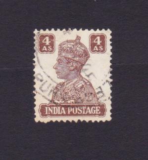 ভারত (British) King George VI - ৪ As Stamps, Used