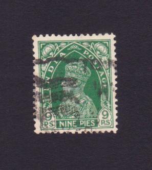 ভারত (British) King George VI - Nine Pies Stamps, Used