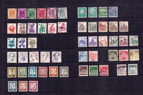 Germany Old Small Collection of 54 Different Stamps Used