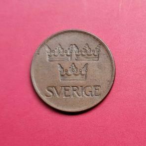Sweden 5 Ore 1973 - Bronze Coin - Dia 18 mm