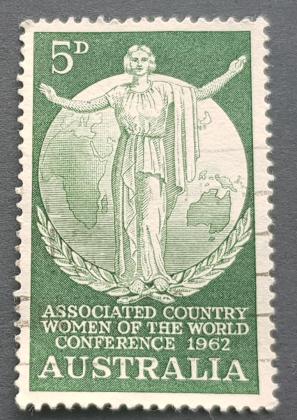 অস্ট্রেলিয়া নারী Conference ডাকটিকেট ১৯৬২, Used
