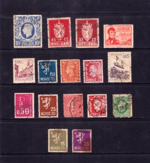 Used Stamps From Different European Countries