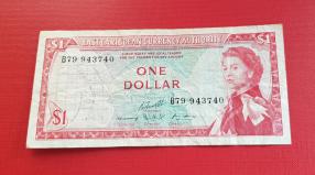 East Caribbean States ১ ডলার ১৯৬৫ VF