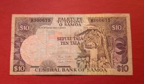 Samoa 10 Tala, VF Condition