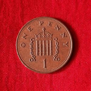 UK 1 Penny 1988 - Bronze Coin - Dia 20.3 mm