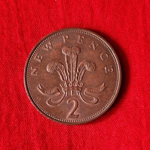 UK 2 New Pence 1971 - Bronze Coin - Dia 25.9 mm