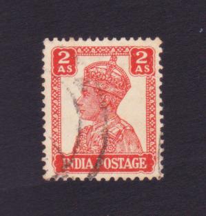 India (British) 2 As King George V Stamps, Used