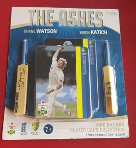 Ashes 2011 Mini Bat & Player Card Collection: Shane Watson & Simon Katich, in The Original Pack